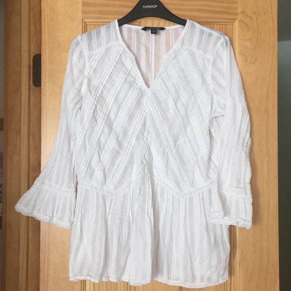 Ralph Lauren Tops - RALPH LAUREN White Shirt Sz M